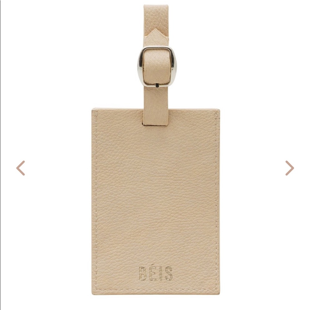 Beis Nude Luggage Tag
